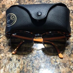 Ray-Ban Tortoise and Orange Sunglasses